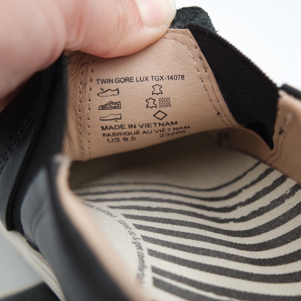 Taos Twin Gore Lux Black Leather Slip On Sneakers TGX-14078 Women's Size 9.5 - Picture 8 of 8